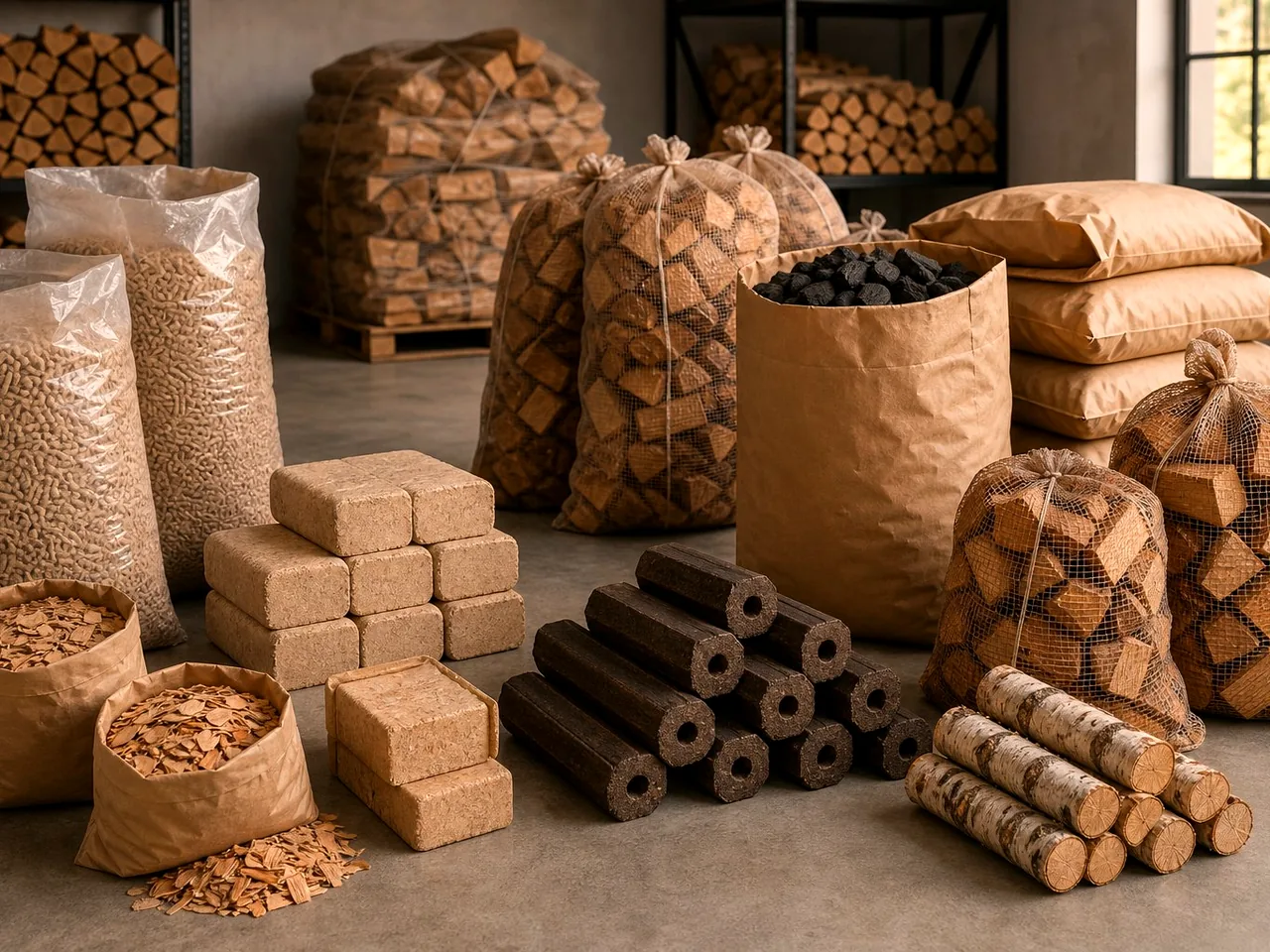 Топливные брикеты RUF из берёзы в Хабаровске